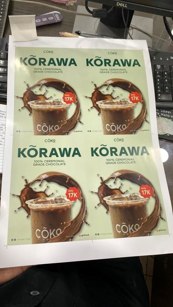 Gambar 4.7 Produksi media promosi.